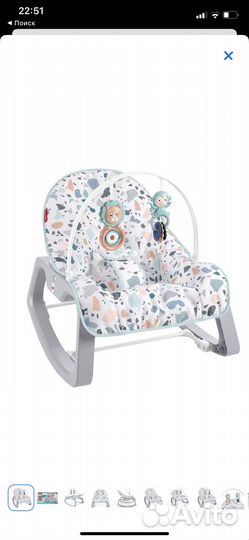 Кресло-качалка Fisher-Price GWD39