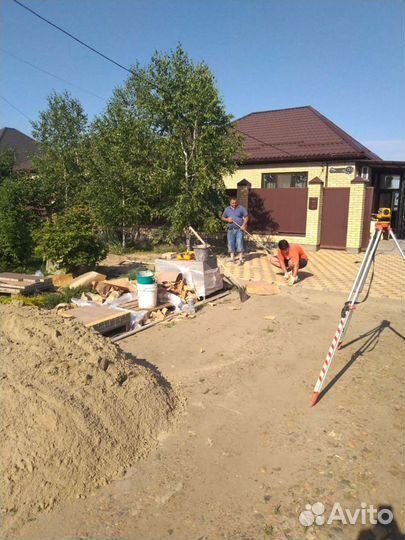 Укладка тротуарной плитки