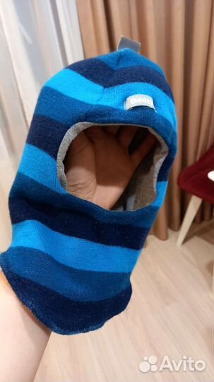 Шапка шлем для мальчика зима