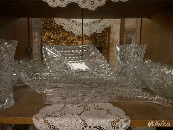 Хрусталь. Любые вазы, салатницы, ладьи, конфетницы