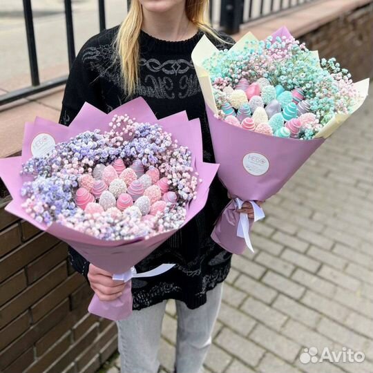 Боксы из клубники в шоколаде с доставкой