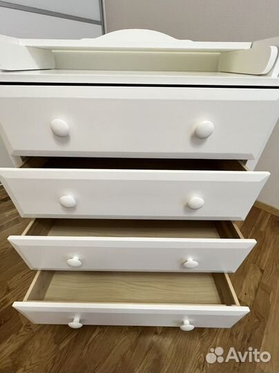 Комод Элегия с пеленальной доской