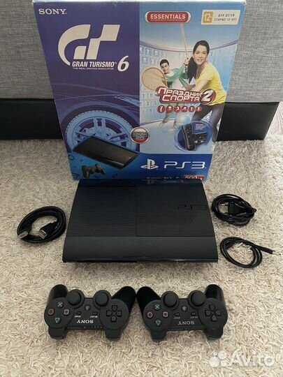 Sony PlayStation 3 Super Slim 500gb Hen +70 игр