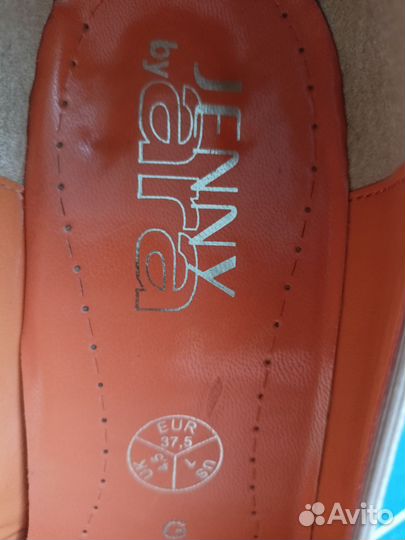 Туфли женские 37.5 размер натуральная кожа летние