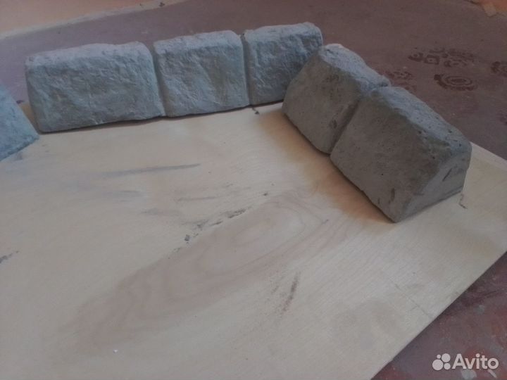 Декоративный камень из бетона. Для интерьера