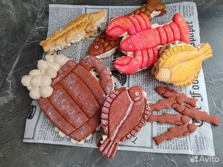 Подарок мужчине на 23 февраля, зефир, печенье