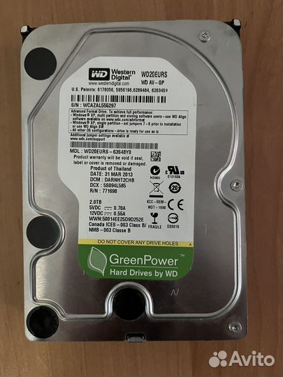 Жесткий диск Western Digital 2TB