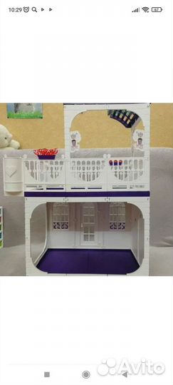 Домик для кукол с мебелью