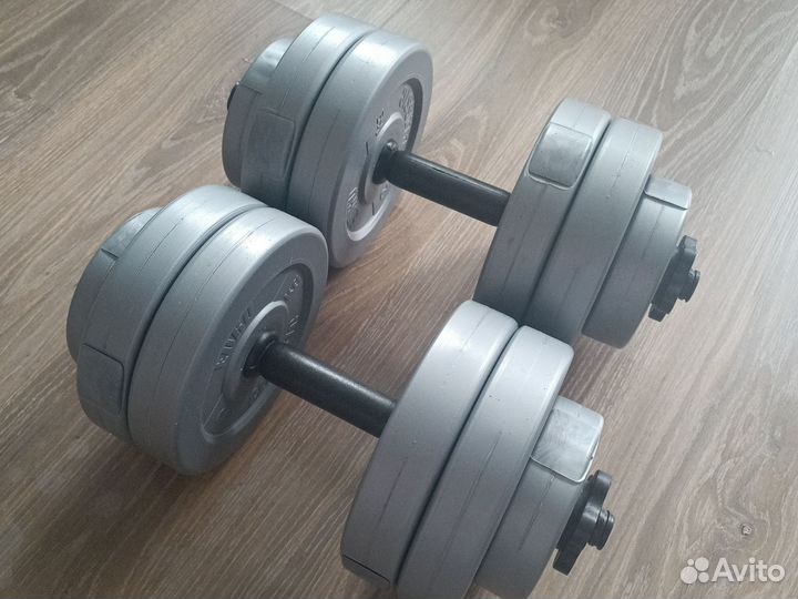 Гантели 10 кг 2 шт