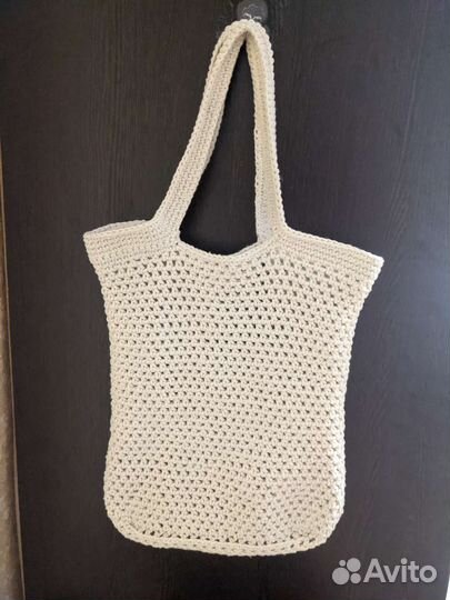 Cумка-шопер ручной работы хлопковая