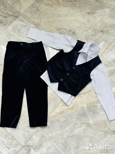 Нарядный костюм тройка для мальчика размер 86