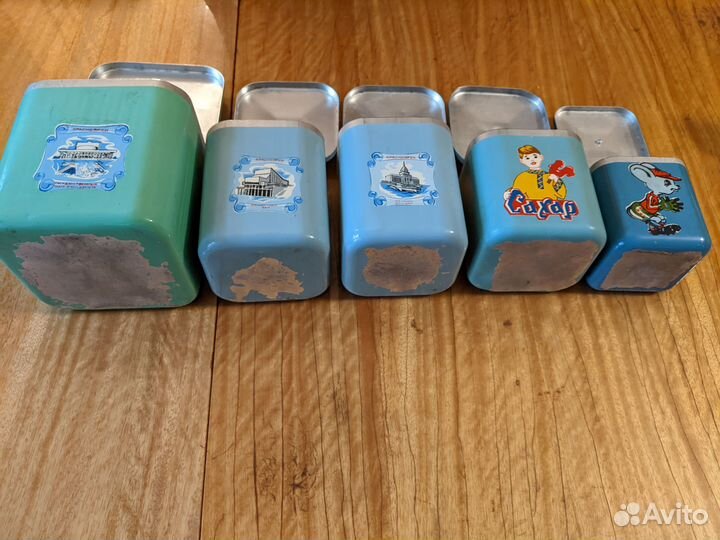 Алюминиевые контейнеры для сыпучих продуктов СССР