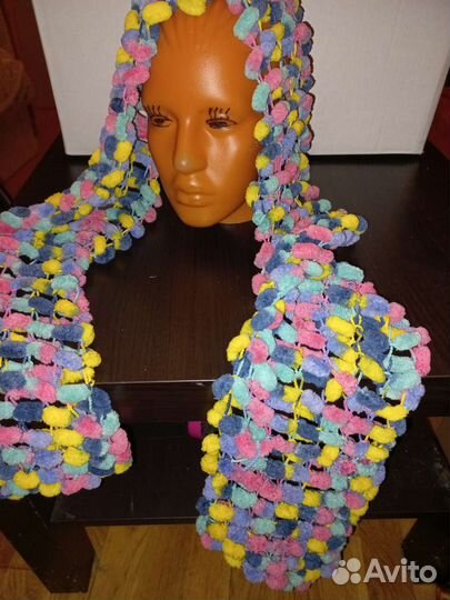 Вязанный шарф женский