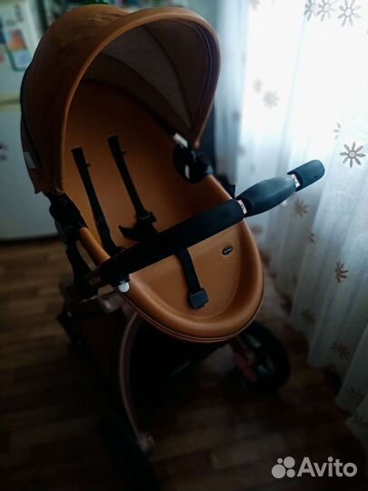 Коляска 2 в 1 эко кожа