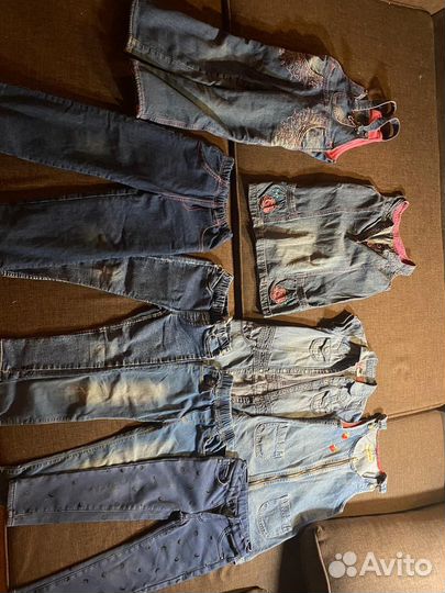 Большой мешок одежды для девочки 104 р-р