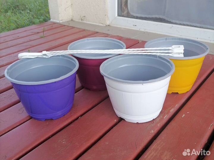 Кашпо подвесное 2.5, 3.5, 3.7л бесплатная доставка