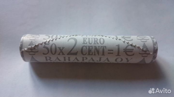 Евроценты Финляндии из роллов