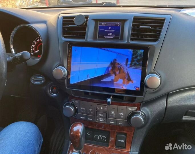 Магнитола Toyota Highlander 2gen Android IPS