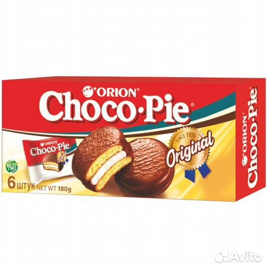 Пирожное Choco Pie Original 168 г