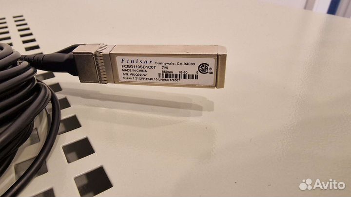 Кабель DAC AOC Finisar 10G SFP+ (7 метров)