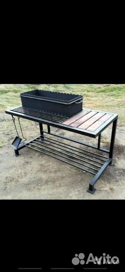 Мангал в стиле лофт