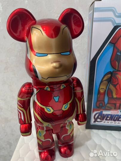 Игрушка Bearbrick 28см Iron Man Mark 85