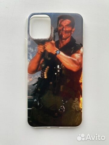 Чехол для iPhone 11 pro max - Шварцнеггер