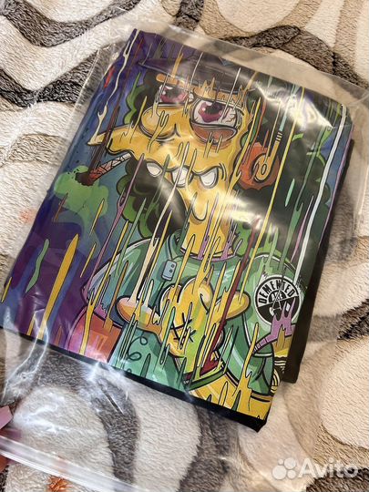 Черная футболка оверсайз