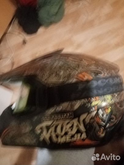 Шлем мотокроссовый