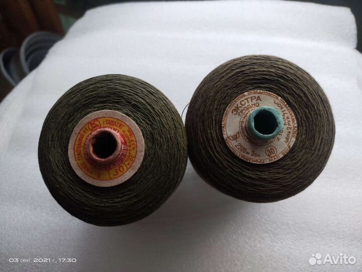 Нитки швейные