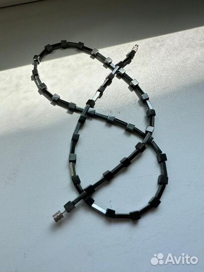 Бусы из гематита