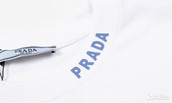 Prada стильная футболка (хит 2024)