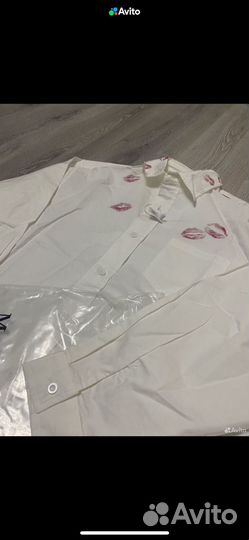 Maison Margiela kiss рубашка