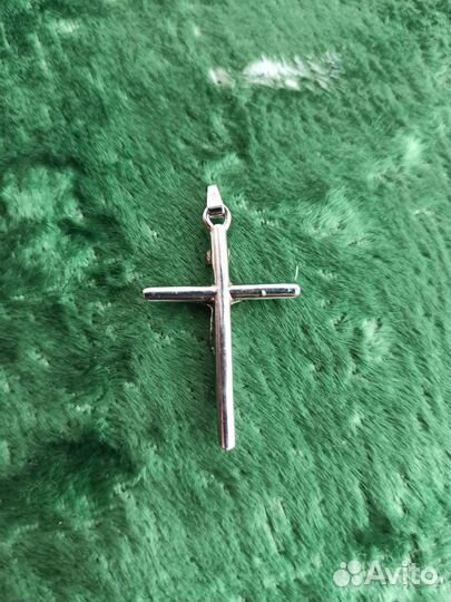 Крестик нательный старинный католический