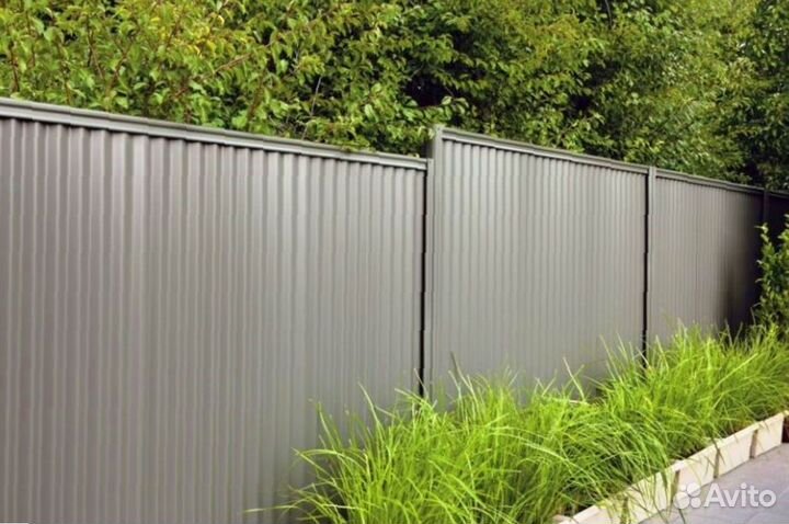 Забор из профнастила