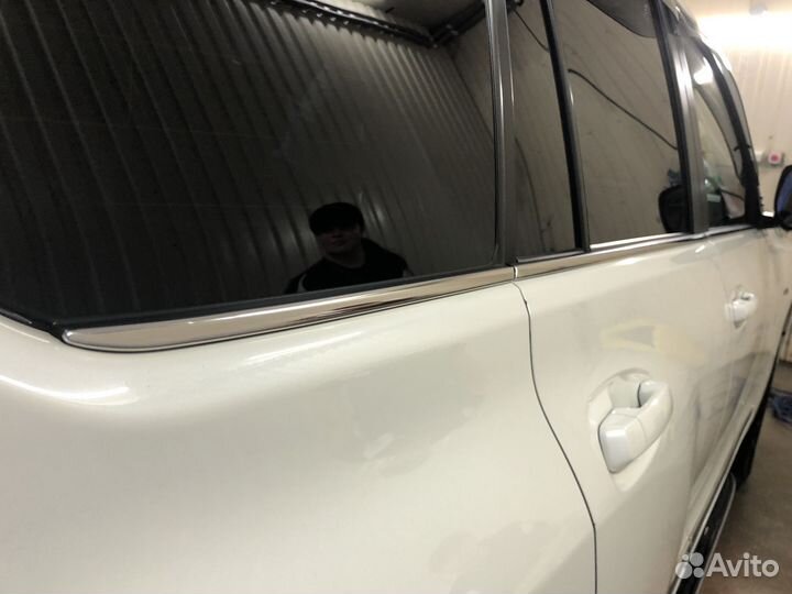 Prado 150 Хром Молдинги Отсечки Окон прямые G5ZC8