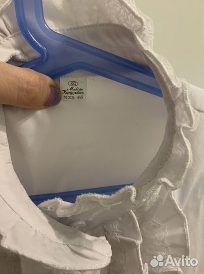 Блузка белая