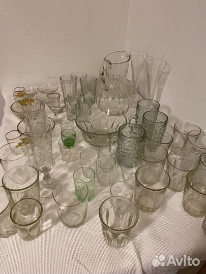 Стеклянная посуда времен СССР