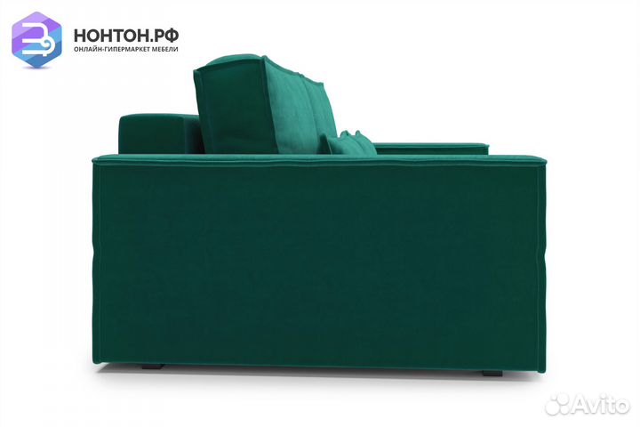 Диван тик-так Сохо 3-х местный изумрудный