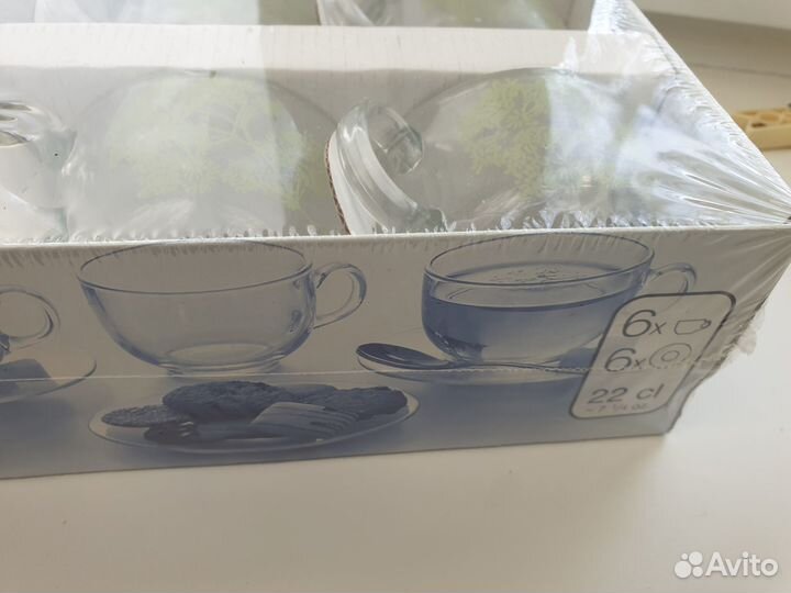 Чайные чашки набор Luminarc. Франция