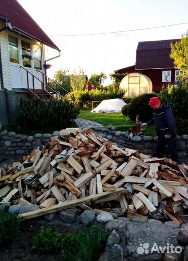 Дрова колотые Береза