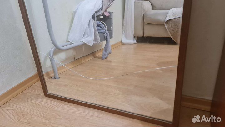 Зеркало 800х1600 треснутое