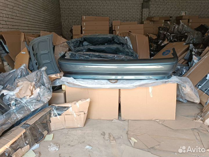 Бампер задний 2114 цвет серо сине зеленый - сочи