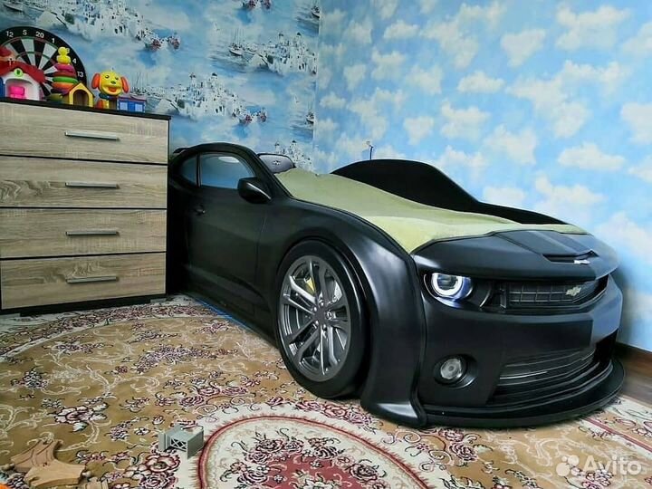 Кровать Машина Evo Camaro 180х90 спальное место