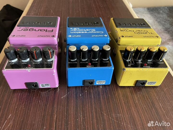 Boss OD-2,BF-2, CS-3 Japan