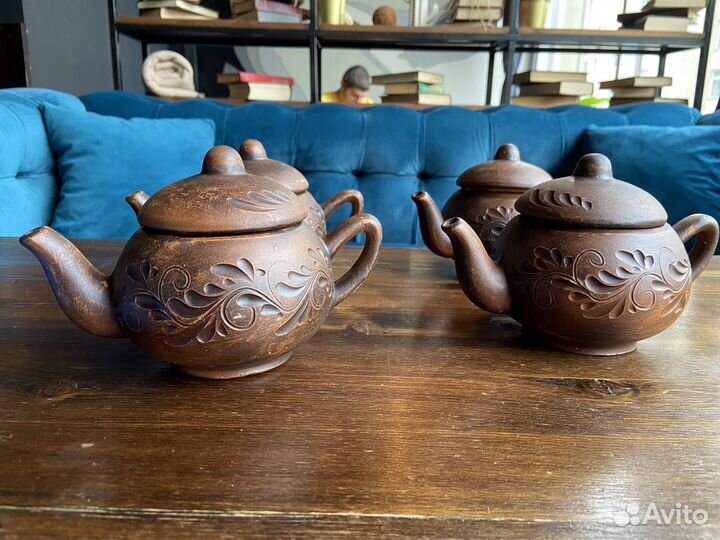 Глиняные чайники