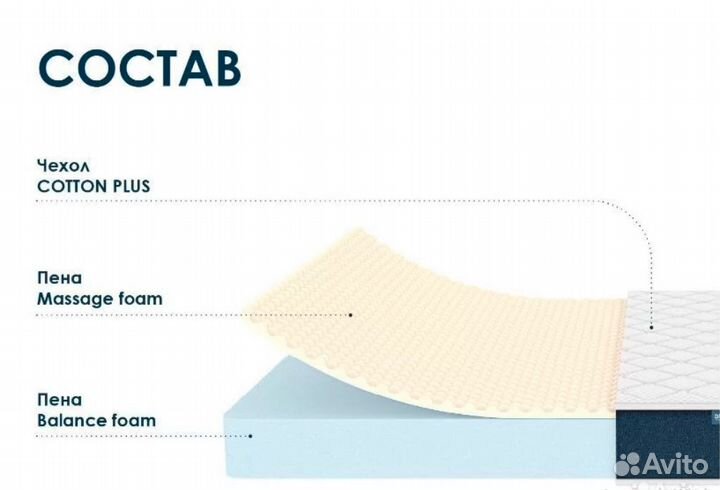 Матрас ортопедический новый 160х200