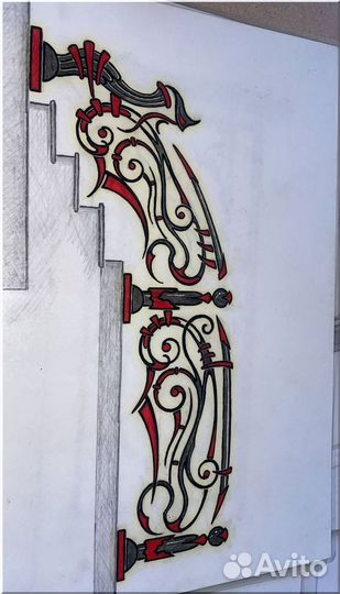 Кованые перила для лестниц