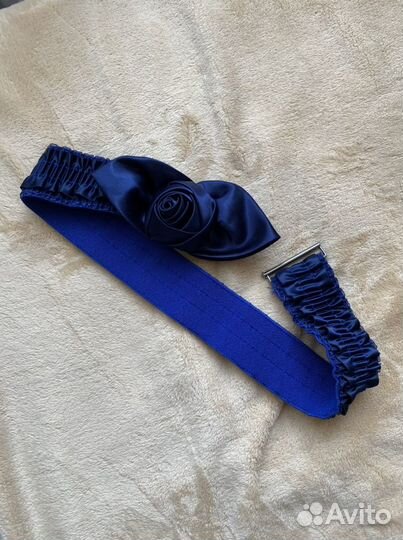 Платье синее