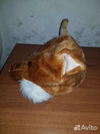 Шапка новогодняя детская лиса